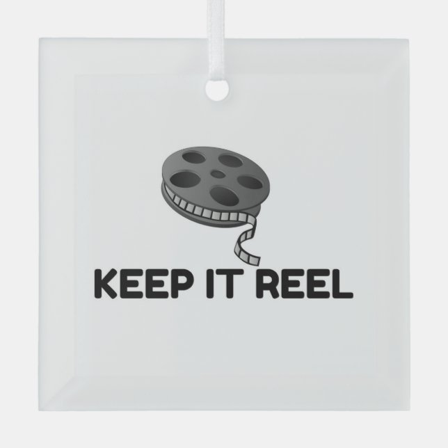 BEHALT MOVIE REEL ORNAMENT AUS GLAS (Vorderseite)