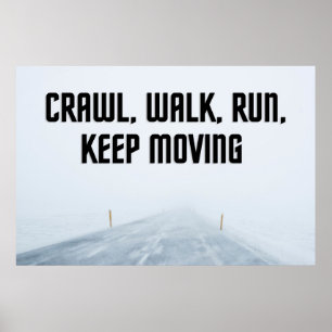 "Behalt Moving" Inspiration Wall Art Poster