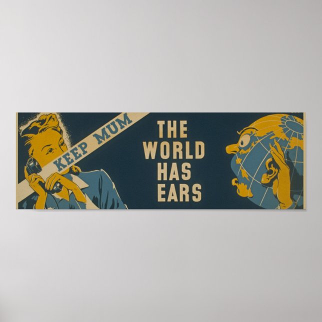 Behalt Mum Propaganda Poster (Vorne)