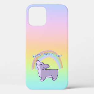 "Behalt nach oben!" Corgi Rainbow Case-Mate iPhone Hülle