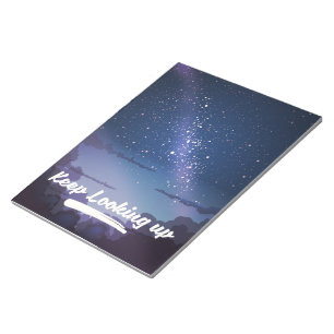 behalt nach oben notizblock