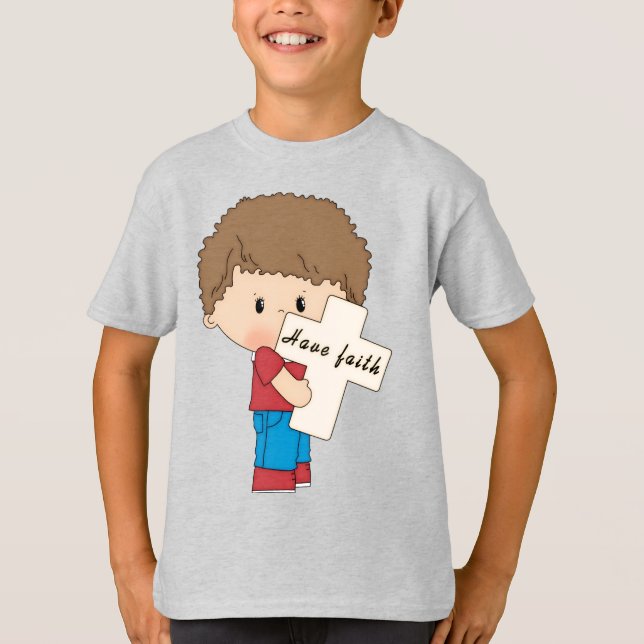 Behalt oder Erstellung eines eigenen Textes und De T-Shirt (Vorderseite)