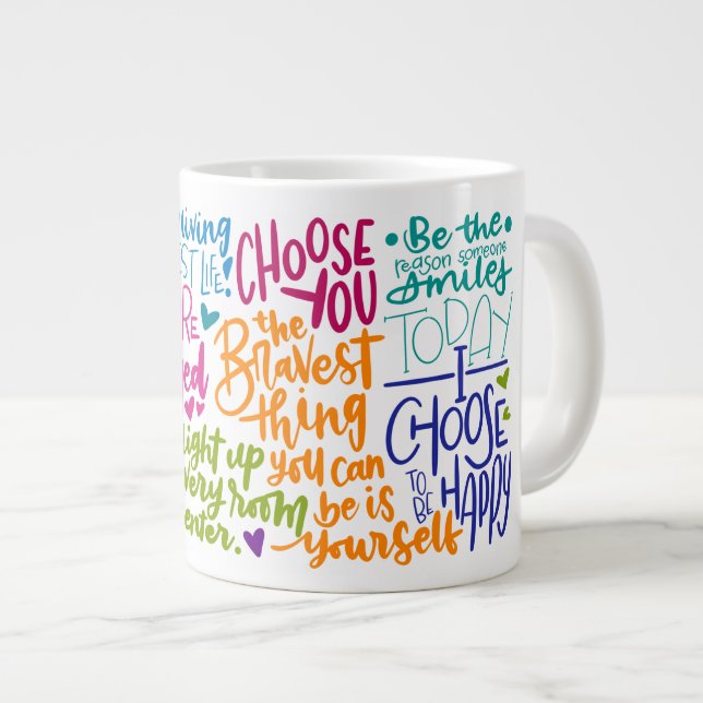 Behalt oder gestalten Sie Ihr eigenes :-) Jumbo-Tasse (Vorderseite Rechts)