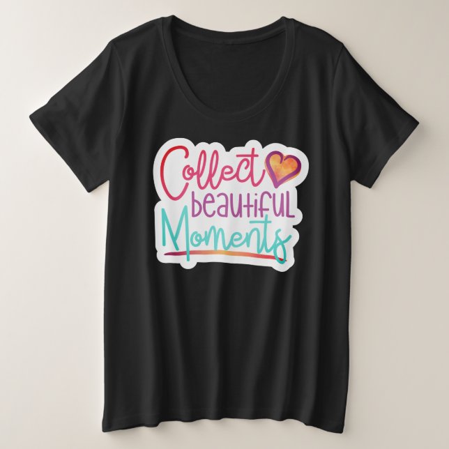 Behalt oder gestalten Sie Ihren eigenen - Plus-Siz Große Größe T-Shirt (Design vorne)