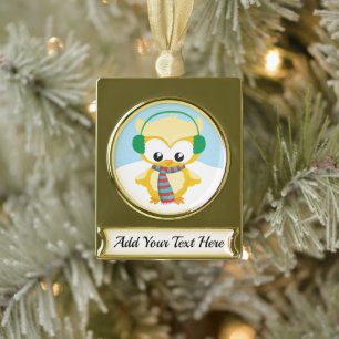 Behalt oder gestalten Sie Ihren eigenen vergoldete Banner-Ornament Gold