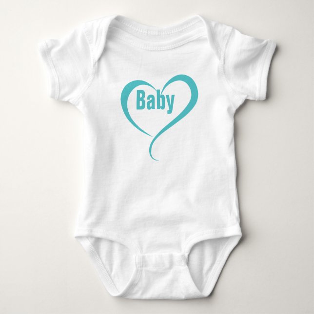 Behalt oder kreiere Dein eigenes :-)Baby Jersey Bo Baby Strampler (Vorderseite)
