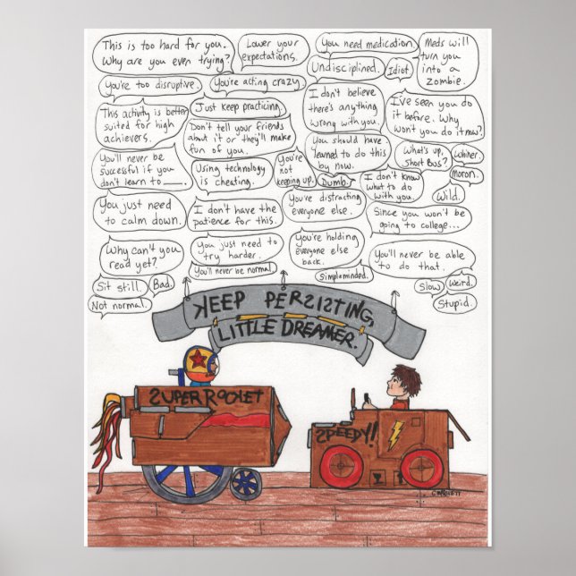 Behalt Persisting, Little Dreamer 11x14 Poster (Vorne)