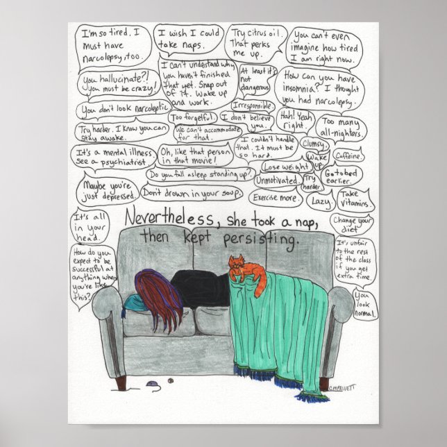 Behalt Persisting (Narcolepsy) Poster (Vorne)