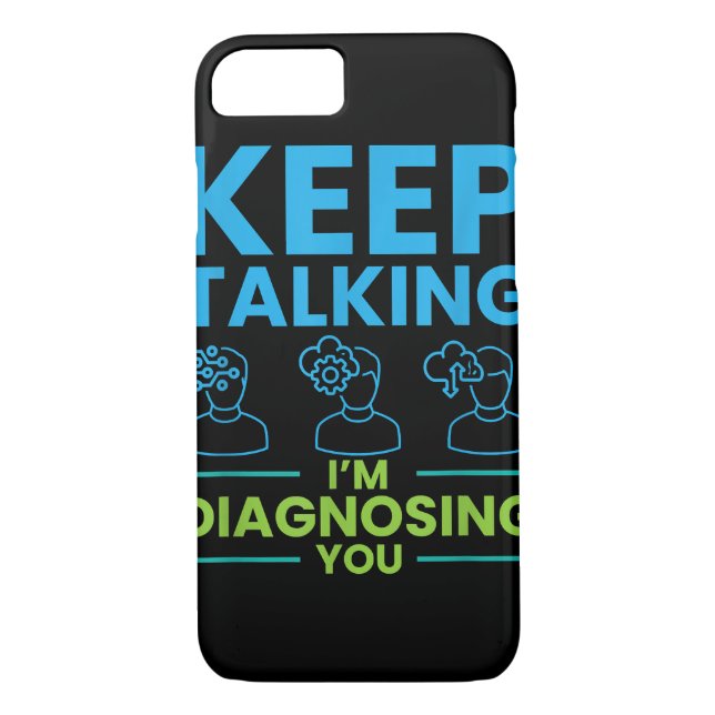 Behalt reden Ich werde Ihnen Geschenke für Psychol Case-Mate iPhone Hülle (Rückseite)