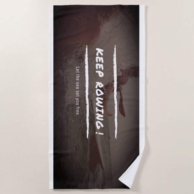 BEHALT ROWING STRANDTUCH (Vorderseite)