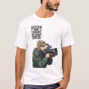 behalt Ruhe beim Schießen T-Shirt