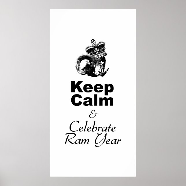 Behalt Ruhe Celebrate Ram Year Choose Color Poster (Vorne)