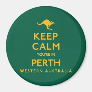 Behalt Ruhe! Du bist in Perth! Magnet