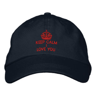 Behalt Ruhe I Liebe Sie Bestickte Baseballkappe