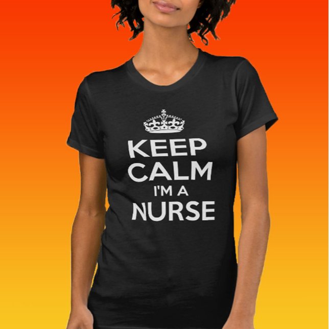 Behalt Ruhe, ich bin Krankenschwester T-Shirt (Keep Calm Nurse)