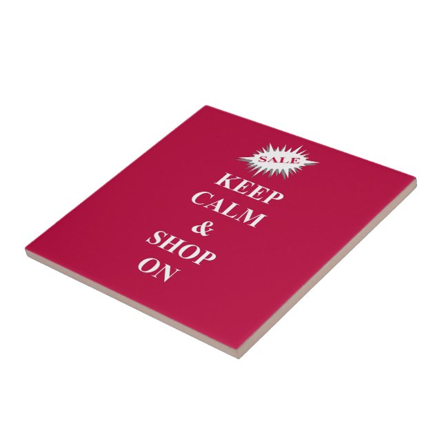 behalt Ruhe & Shop auf Fliese (Seite)