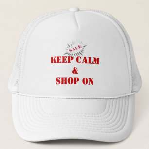 behalt Ruhe & Shop auf Truckerkappe