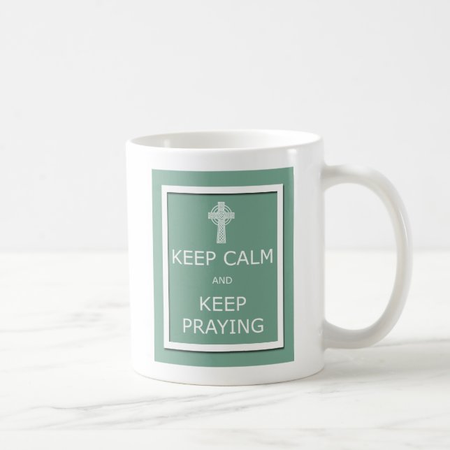 Behalt Ruhe und Behalt des Gebet Tasse (Rechts)
