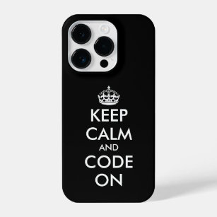 Behalt Ruhe und Code auf individuellem iPhone 14 p iPhone 14 Pro Hülle