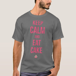 Behalt Ruhe und esse Kuchen für Bäcker- oder Backf T-Shirt