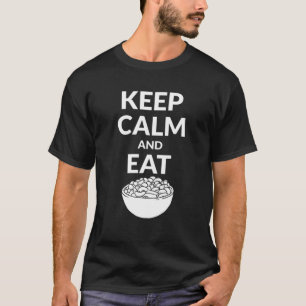 Behalt Ruhe und esse Mac und Käse T-Shirt