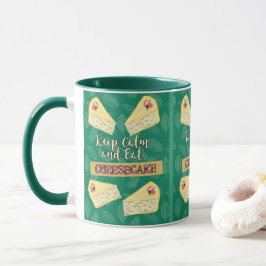 Behalt Ruhe und essen Cheesecake The Golden Girls Tasse