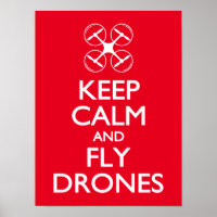 Behalt Ruhe und Fly Drones