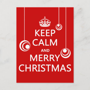 Behalt Ruhe und frohe Weihnachten