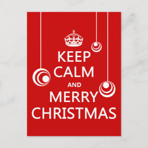 Behalt Ruhe und frohe Weihnachten