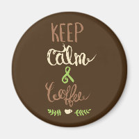 Behalt Ruhe und Kaffee - Funny