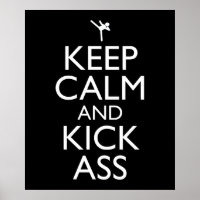 Behalt Ruhe und Kick-Ass