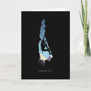 Behalt Ruhe und klettert Karte