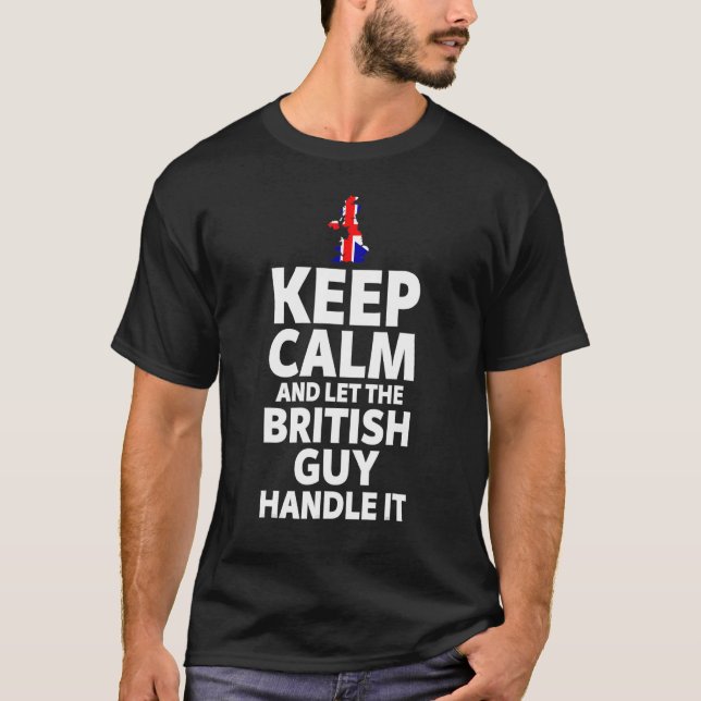 Behalt Ruhe und Lass dem britischen Typ, damit umz T-Shirt (Vorderseite)