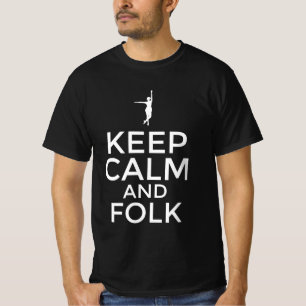Behalt Ruhe und Leute T-Shirt