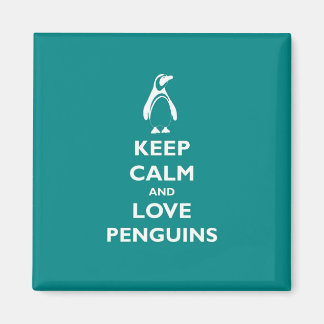 Behalt Ruhe und Liebe Pinguine Magnet