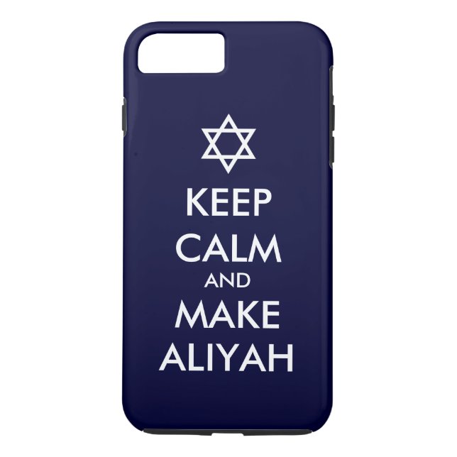 Behalt Ruhe und mache Aliyah Case-Mate iPhone Hülle (Rückseite)