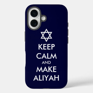 Behalt Ruhe und mache Aliyah iPhone 16 Hülle