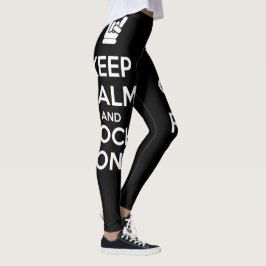 Behalt Ruhe und Rock On Leggings