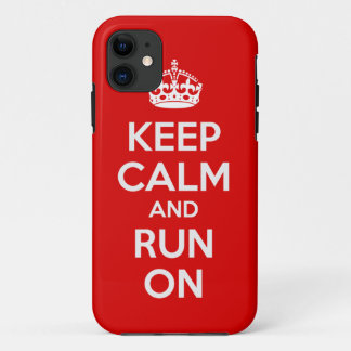 Behalt Ruhe und Run On iPhone 5 Case Cover