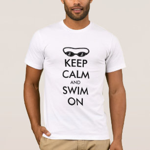 Behalt Ruhe und Schwimmen auf dem Shirt Geschenk f