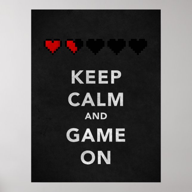 Behalt Ruhe und Spiel On (Onyx) Poster (Vorne)