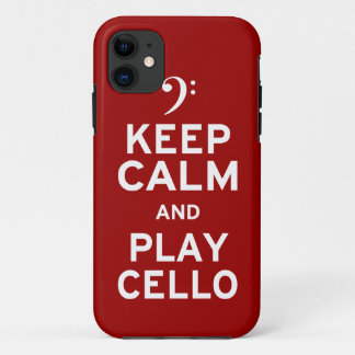 Behalt Ruhe und spiele Cello Case-Mate iPhone Hülle