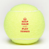 Behalt Ruhe und spiele Tennis Ball (Marke Penn)