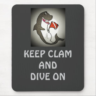 Behalt Ruhe und tauche weiter Mousepad