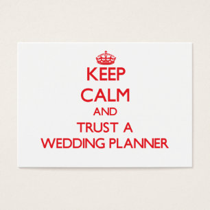 Behalt Ruhe und vertraue einem Hochzeitsplaner