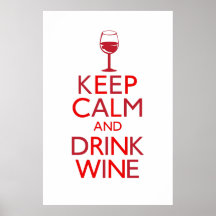 Behalt Ruhe und Wein trinken