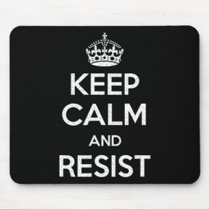 Behalt Ruhe und Widerstandskraft Trumps lustiges A Mousepad