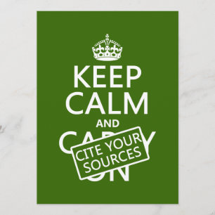 Behalt Ruhe und zitiere Deine Quellen (in jeder Fa Einladung