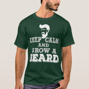 Behalt Ruhe und züchte ein klassisches T-Shirt aus