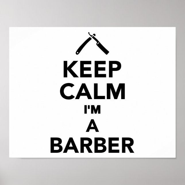 Behalt ruhig, ich bin Barber Poster (Vorne)